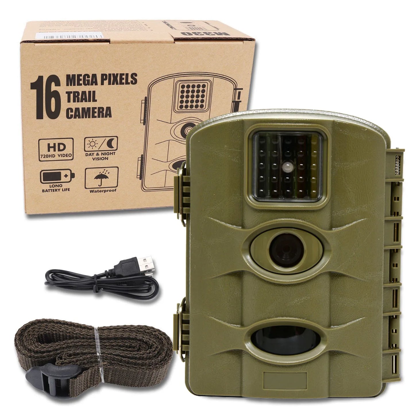 Outdoor Deer Hunting Camera Infrared Night Vision Wireless Game Hunting Trail Camera Support Solar Panel
