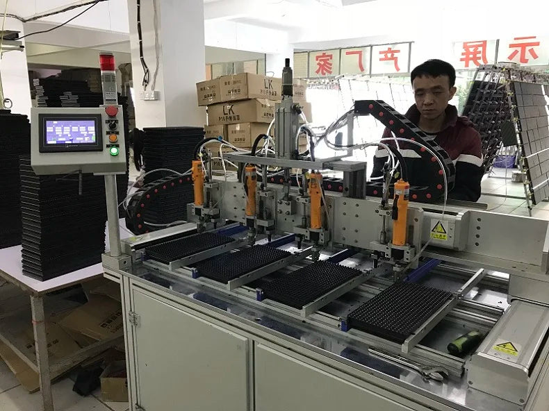 P10 Sign Digital Full Color Outdoor Board Advertising Panel 101x 37cm Screen Module WIFI Control Use for Exhibition Hall Subway