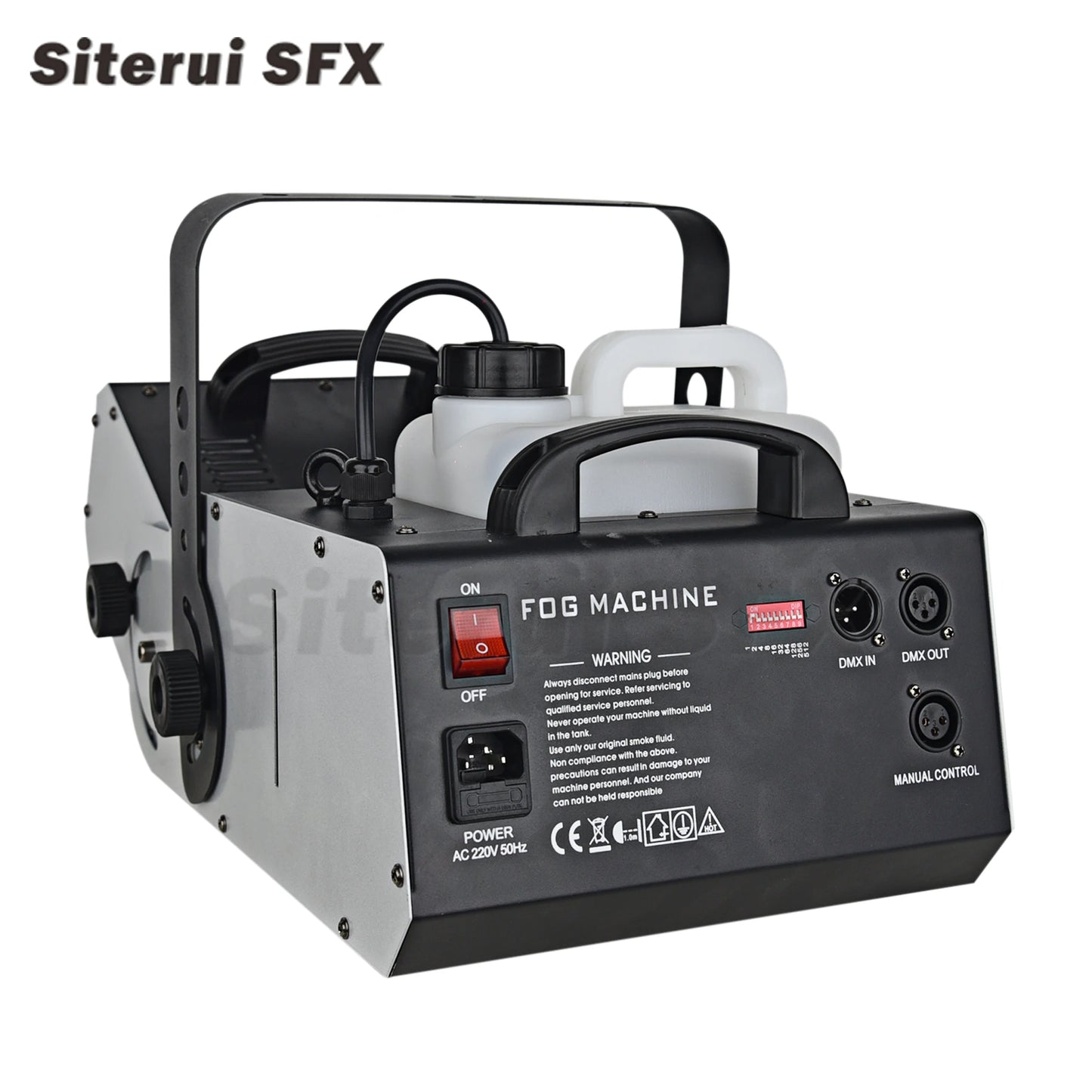 SITERUI SFX All-round Strong Smoke Machine 1500W Multi-angle Smoke Machine Stage Fog Machine for Stage Equipment