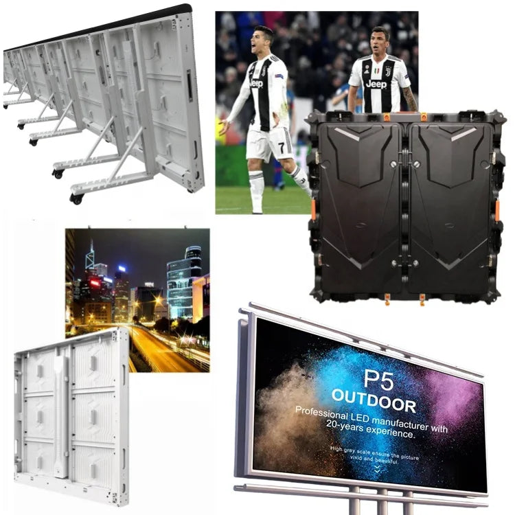 US Warehouse Stock P4 P5 P6 P8 P10 Giant Led Wall Screen Digital Billboard P3 P3.91 Outdoor Led Display for Advertising