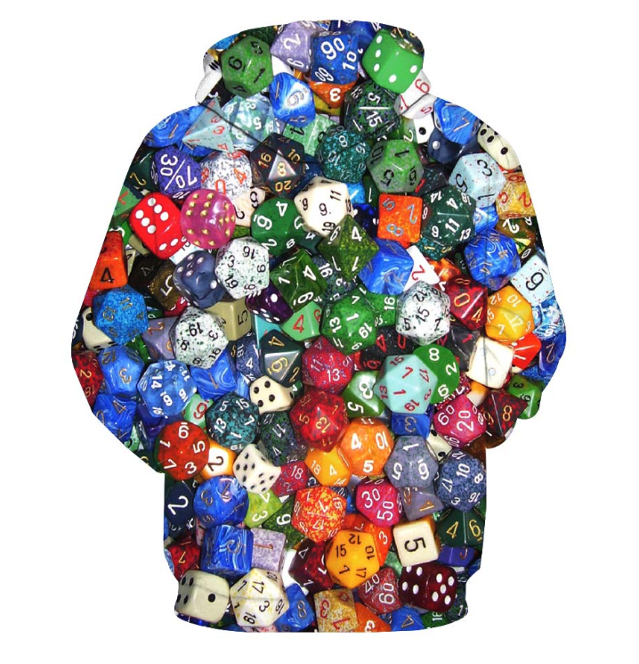 Trendy Digital Design Couples Hoodie