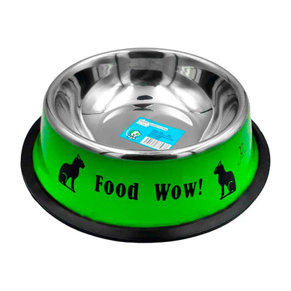 [GD] Non-slip metal bowl plate, 18cm, assorted colors / 73793 / food wow