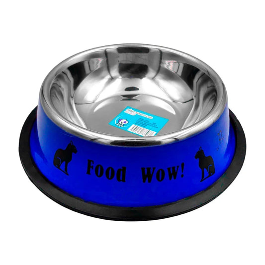 [GD] Non-slip metal bowl plate, 18cm, assorted colors / 73793 / food wow