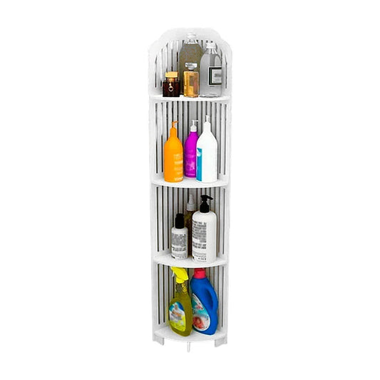 [GDL] 4-Tier Corner Shelf Organizer with Slotted Design, Widely Used / yz25011918