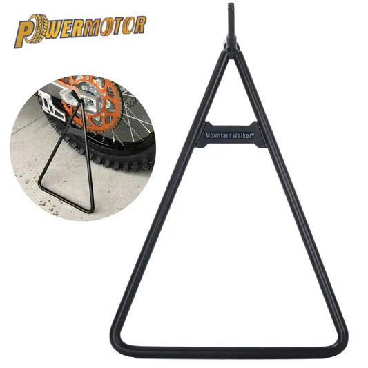 Universal Motorcycle Triangle Axle Stand Steel Triangle Side Stand  for Honda Yamaha Suzuki Kawasaki Dirt Bike Support