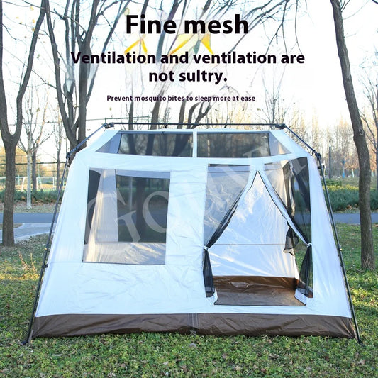 6.3 Tent Outdoor Folding Portable Backcountry Camping Complete Camping Overnight Picnic Park