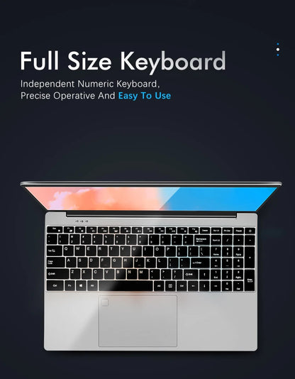 VGKE 15.6 FHD IPS J4125 4M Win11 Computer Laptops 12G RAM 256G SSD Notebook Gaming Laptop