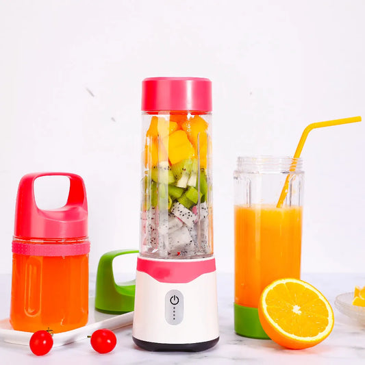 2024 Portable Juicer Cup for Home Use Juicer Juicer Mix Mini Portable Rechargeable Multi Mixer Blender USB Blender