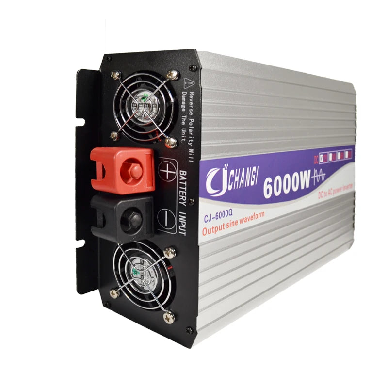 AC DC Offgrid Pure Sine Wave Single Phase 12000W 6000W Peak Power Home Use Power Inverter
