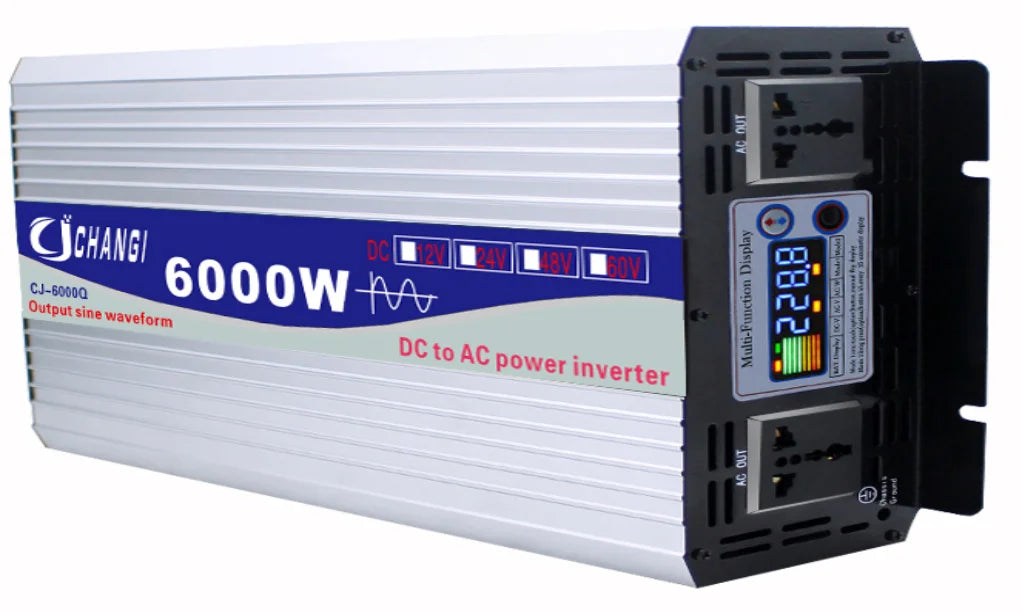 AC DC Offgrid Pure Sine Wave Single Phase 12000W 6000W Peak Power Home Use Power Inverter