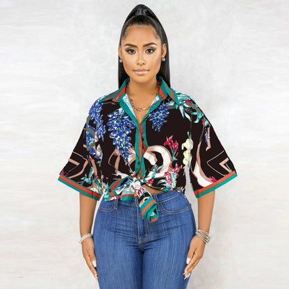 8797 Plus Size Long Shirts Women Loose  Blouses 2021 New Designs
