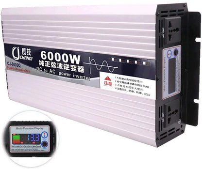 AC DC Offgrid Pure Sine Wave Single Phase 12000W 6000W Peak Power Home Use Power Inverter
