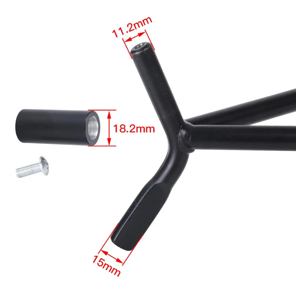 Universal Motorcycle Triangle Axle Stand Steel Triangle Side Stand  for Honda Yamaha Suzuki Kawasaki Dirt Bike Support