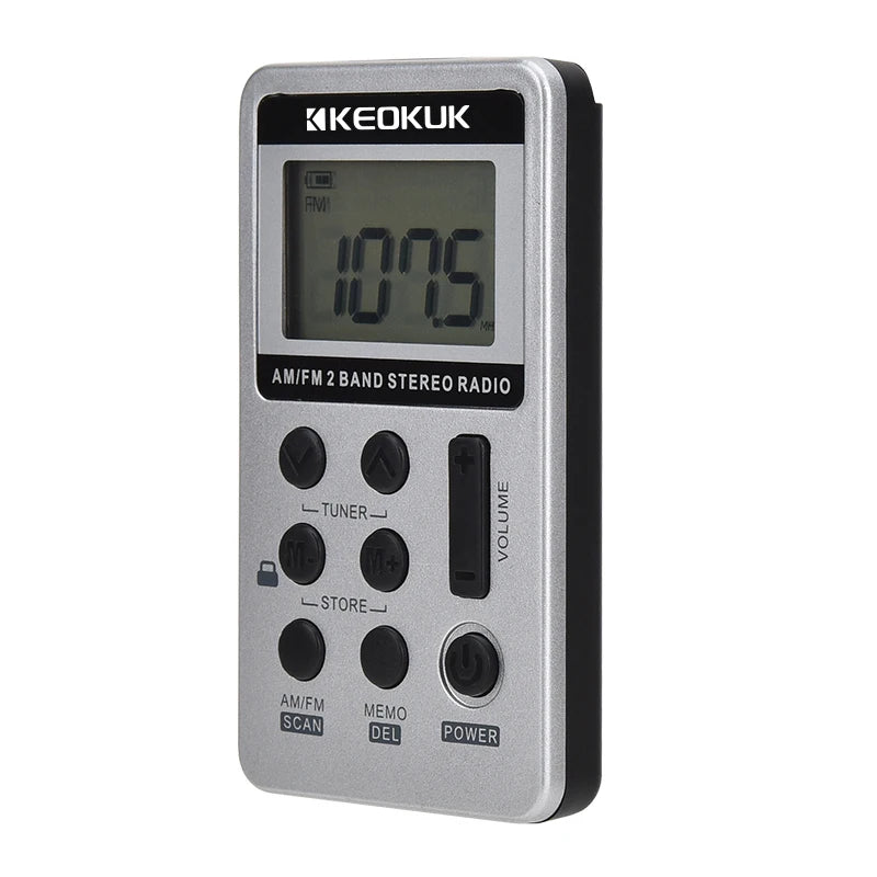 Most Popular Fm Am Digital Mini Portable Digital Display Radio Lithium Battery Usb Charging Small Portable Fm Radio