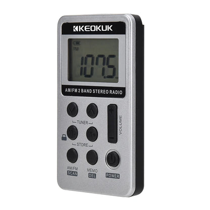 Most Popular Fm Am Digital Mini Portable Digital Display Radio Lithium Battery Usb Charging Small Portable Fm Radio