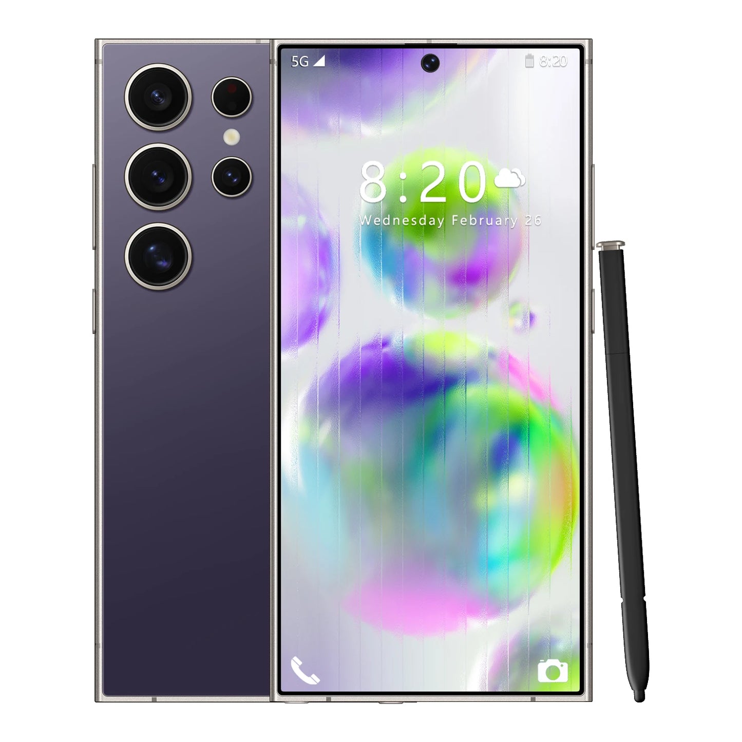 Cellphone  Phones Smartphones 16GB+1TB 5G Dual SIM S24 ultra Android 13.0 5g Smartphone 5g 8000mAh 4G/5G Dual SIM Dual