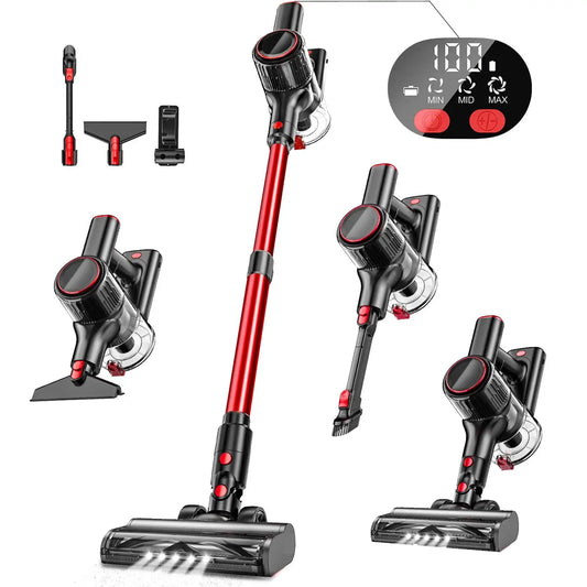 US Local Stock Cordless Vacuum Cleaner Stick for Home and Hotel Battery-Powered Pet Hair Carpet Cleaning for Hardwood Floors