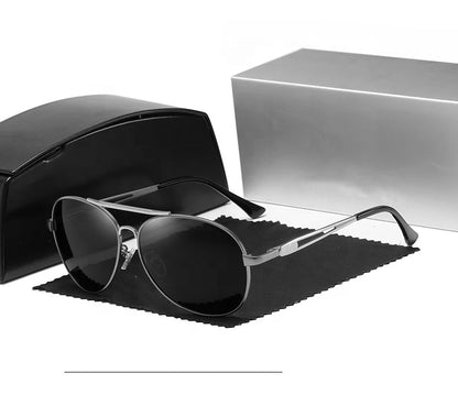 Factory Direct Sale Men's New Polarized Sunglasses Metal Sunglasses Men