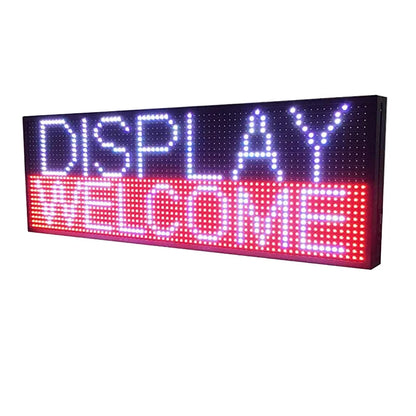 P10 Sign Digital  Full Color Outdoor Board Advertising Panel 101x 37cm Screen Module WIFI Control Use for Exhibition Hall Subway