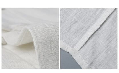 Tradictional Chinese Clothing For Men Half Sleeve Cotton Linen Chinese Style Shirts  Kung Fu Tai Chi Tang Suit Style Tops CN-026