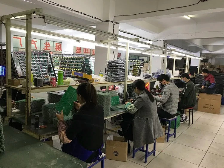 P10 Sign Digital  Full Color Outdoor Board Advertising Panel 101x 37cm Screen Module WIFI Control Use for Exhibition Hall Subway