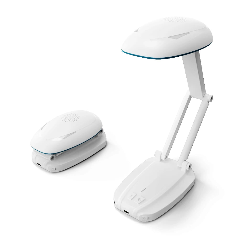 New Design Bedroom LED 4 in 1 Music Player  Bluetooth Speaker Desk Table Night Light Lamp With Supporting Power Bank