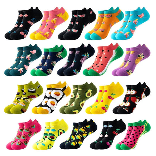 Quentin Breathable Women's Lady Cotton Ankle Fancy Socks Custom Low Cut Ankle Socks With logo Invisible No Show