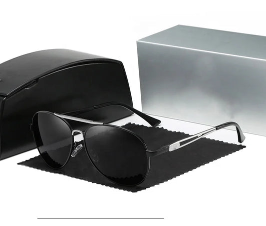 Factory Direct Sale Men's New Polarized Sunglasses Metal Sunglasses Men