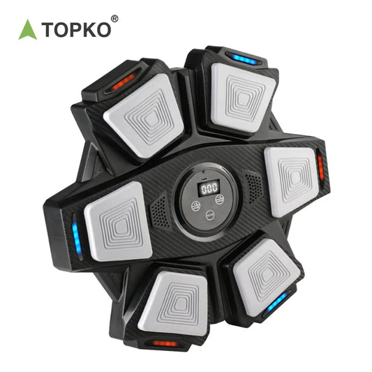 TOPKO US Warehouse Interactive Boxing Target Wall Mounted Gift for Family Friends LED Light Boxing Training System