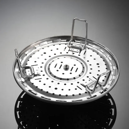 Folding Expandable Stainless Steel Vegetable Steamer Basket Eco-Friendly Fits Various Size Pots for Restaurant & Home Use