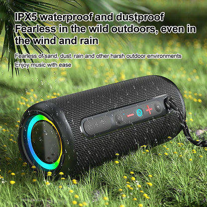 Oem Wholesale Speaker With RGB Effect  Mini Waterproof True Wireless Stereo Outdoor Indoor  Bluetooth Speakers 1800mAh 2*6W