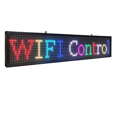 P10 Sign Digital  Full Color Outdoor Board Advertising Panel 101x 37cm Screen Module WIFI Control Use for Exhibition Hall Subway