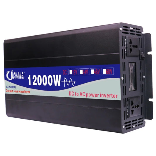 AC DC Offgrid Pure Sine Wave Single Phase 12000W 6000W Peak Power Home Use Power Inverter