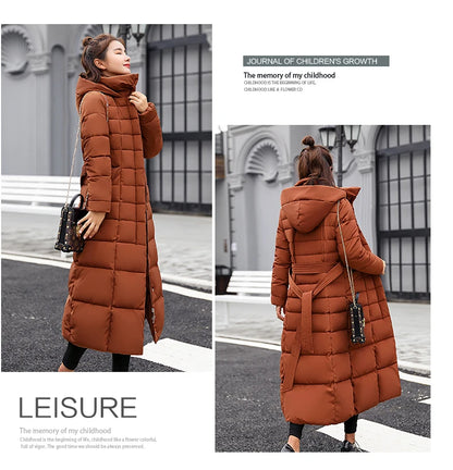 Winter Clothes Women Fur Parkas Quilted Jackets For Women Thicken Warm Long Coat Jacket Clothing Hooded Autumn Pdded Clothes