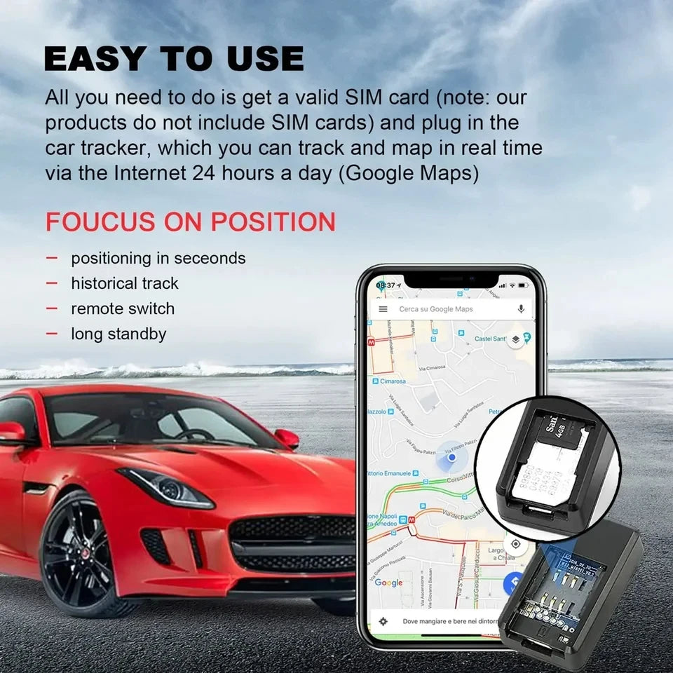 GF 07 Mini Car GPS Tracker Real-time GPS Tracking Device Magnetic SIM Message Positioner Anti-Theft Daily GPS Locator Device