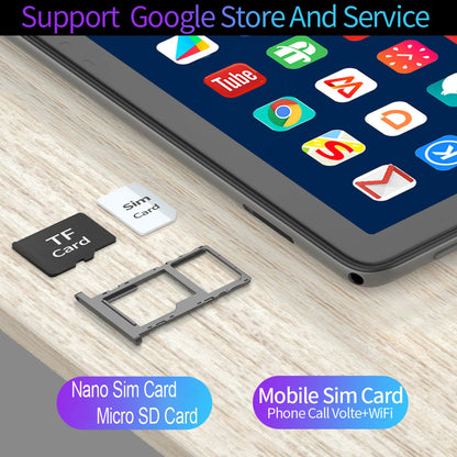 New 10.1 Inch Tablets Octa Core 4GB RAM 64GB ROM Dual SIM Cards 3G Phone Call WiFi Bluetooth Google Play Tablet Pc Android 13