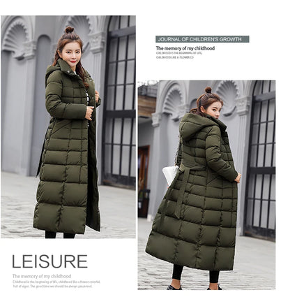 Winter Clothes Women Fur Parkas Quilted Jackets For Women Thicken Warm Long Coat Jacket Clothing Hooded Autumn Pdded Clothes