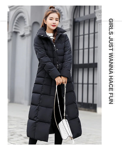 Winter Clothes Women Fur Parkas Quilted Jackets For Women Thicken Warm Long Coat Jacket Clothing Hooded Autumn Pdded Clothes