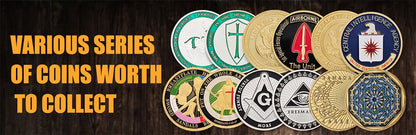 WWII 1944.6.6 D-Day Normandy War II 70th Anniversary Metal Challenge Coins Collection Hard Capsule