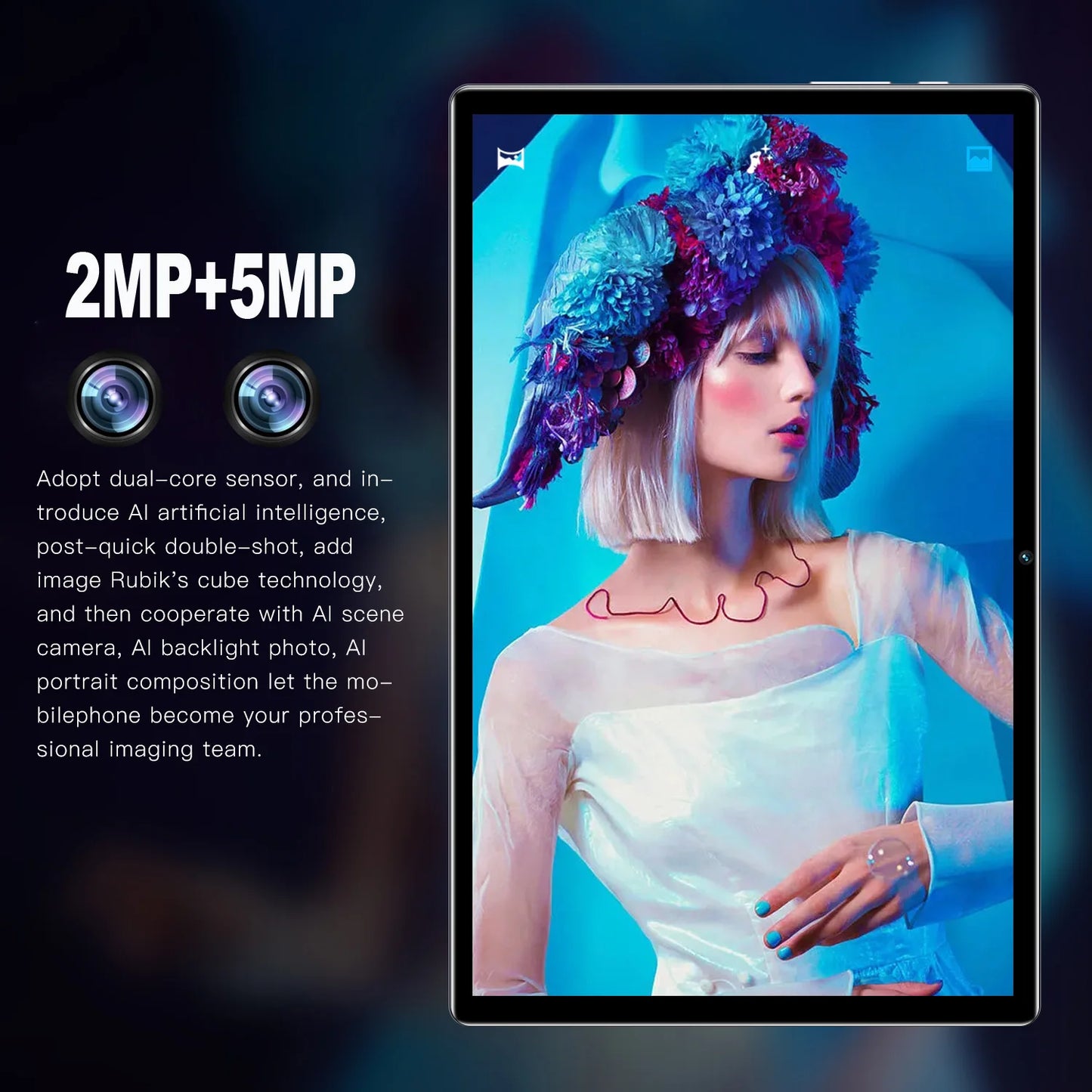 New 10.1 Inch Tablets Octa Core 4GB RAM 64GB ROM Dual SIM Cards 3G Phone Call WiFi Bluetooth Google Play Tablet Pc Android 13