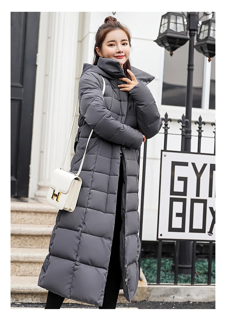 Winter Clothes Women Fur Parkas Quilted Jackets For Women Thicken Warm Long Coat Jacket Clothing Hooded Autumn Pdded Clothes