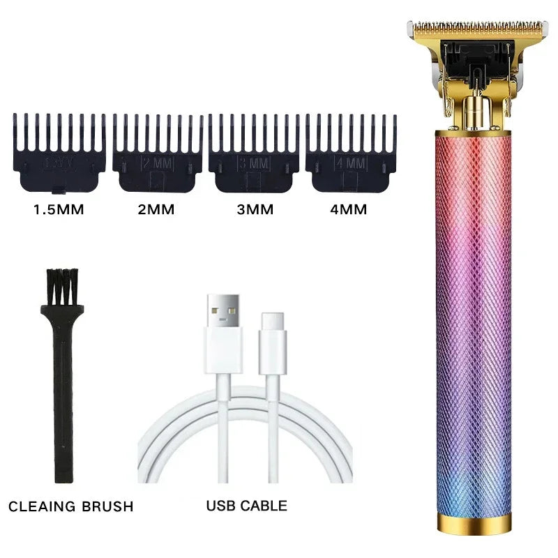 T9 Electric Hair Clipper for Men Professional Rechargeable Hair Cutting Machine Barber Shaver Haircut Remover Trimmer