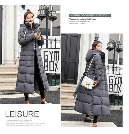 Winter Clothes Women Fur Parkas Quilted Jackets For Women Thicken Warm Long Coat Jacket Clothing Hooded Autumn Pdded Clothes