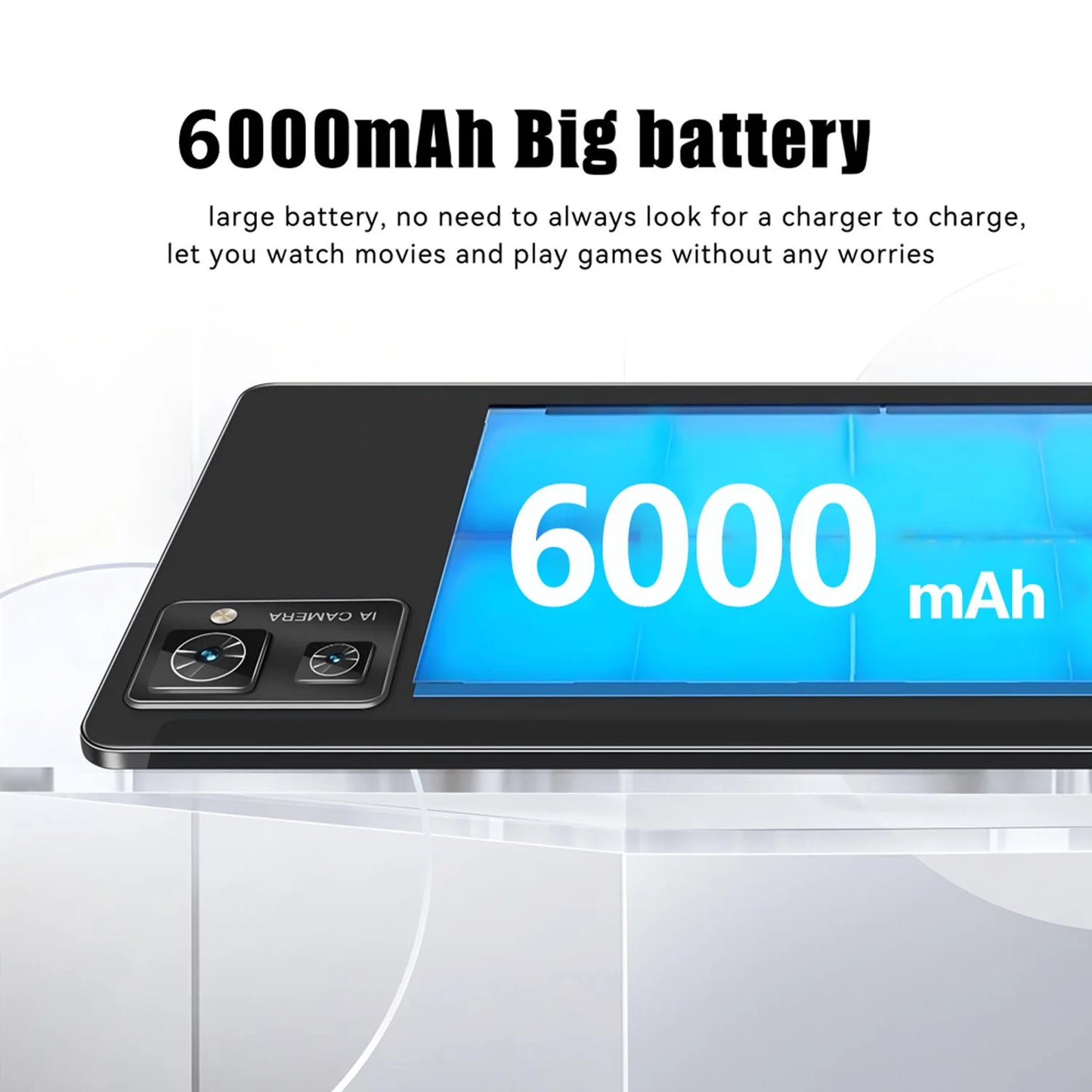 2025 New Upgraded Pad 10.1 Inch Android Tablets Octa Core 6GB RAM 128GB ROM Dual Network WiFi Dual Cameras Tablet PC 6000mAh