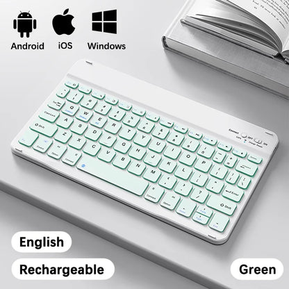Wireless Bluetooth-compatible Keyboard For Android iOS Tablet Ultra-Thin 78 Keys Rechargeable Portable Compact Design for iPad
