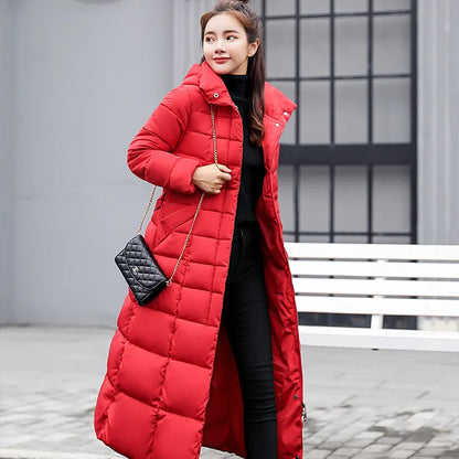 Winter Clothes Women Fur Parkas Quilted Jackets For Women Thicken Warm Long Coat Jacket Clothing Hooded Autumn Pdded Clothes