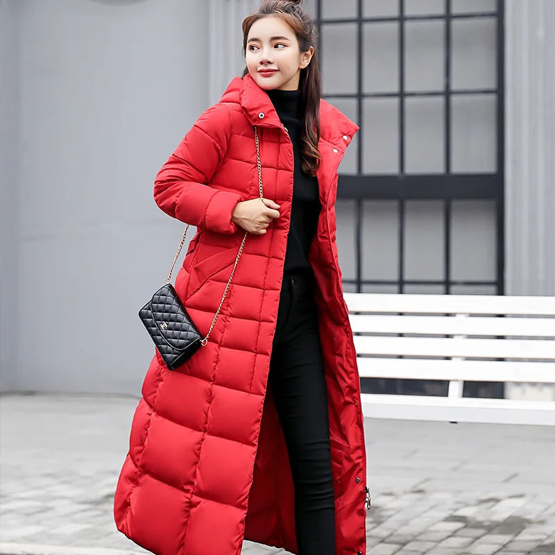 Winter Clothes Women Fur Parkas Quilted Jackets For Women Thicken Warm Long Coat Jacket Clothing Hooded Autumn Pdded Clothes