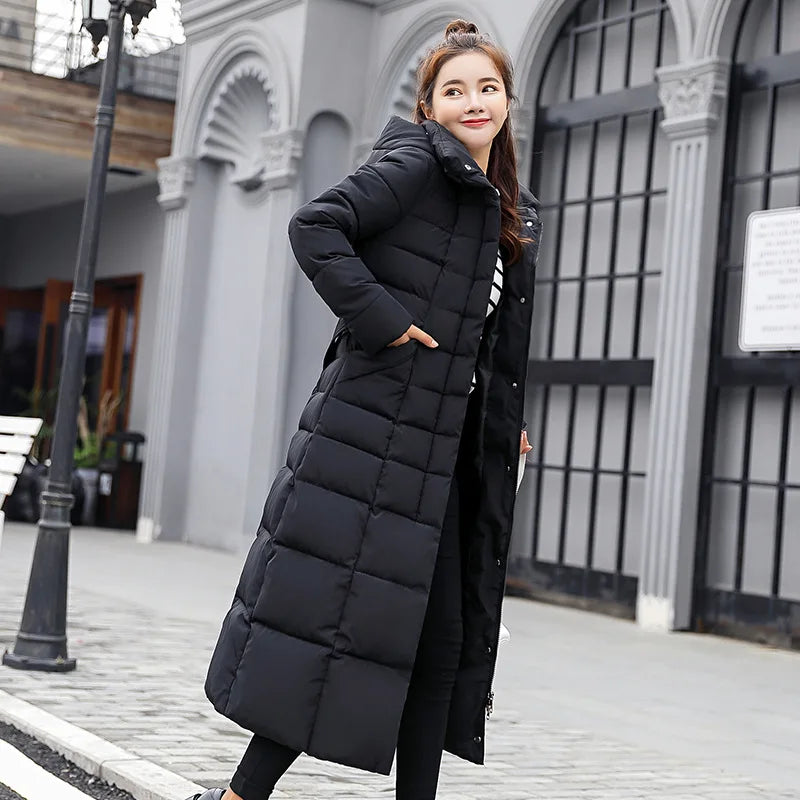 Winter Clothes Women Fur Parkas Quilted Jackets For Women Thicken Warm Long Coat Jacket Clothing Hooded Autumn Pdded Clothes