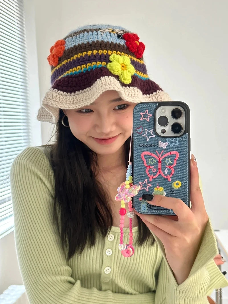 Women's Clothing Fashion All-match Solid Knit Pullovers Spring Summer Elegant Square Collar Chic Button Sweater Lady Vintage Top