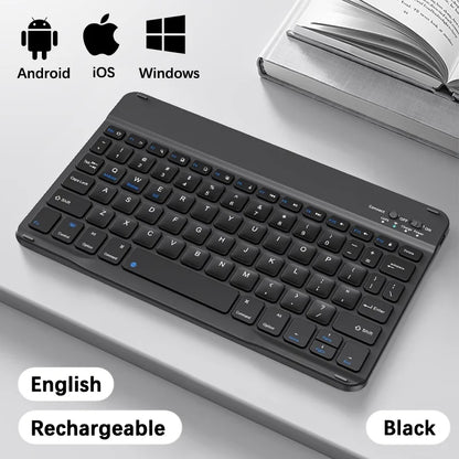Wireless Bluetooth-compatible Keyboard For Android iOS Tablet Ultra-Thin 78 Keys Rechargeable Portable Compact Design for iPad